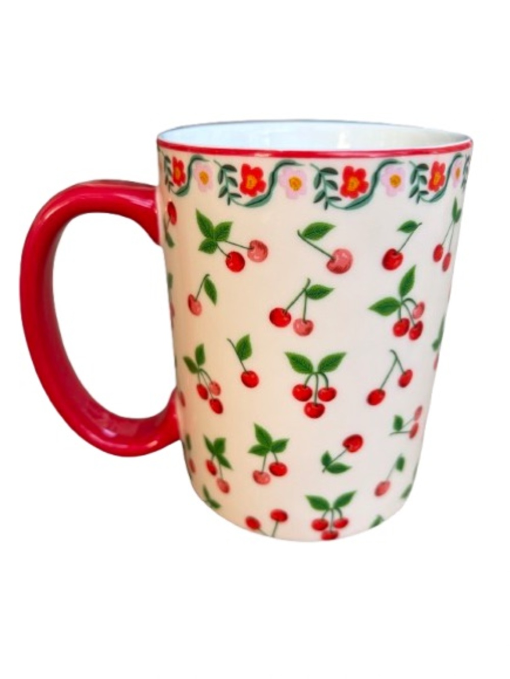 Rifle Paper Co. Mug From the Cherry Farm Collection 16 oz Coquette Cottagecore